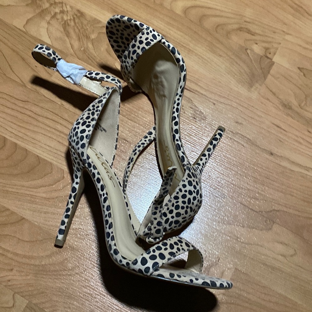 Cheetah Strappy Heels